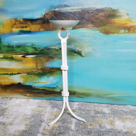 Shabby Chic Vintage Inspired Candle Holder - Picture 8 of 11